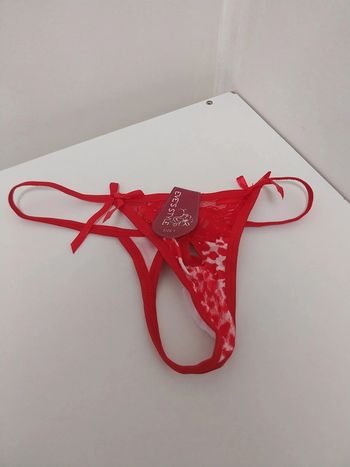 String rouge femme Taille unique