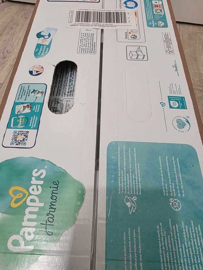 Couche  pampers  harmonie  taille 3 - photo numéro 4