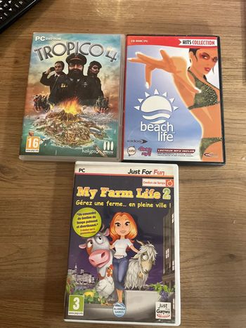 Lot 3 jeux pc