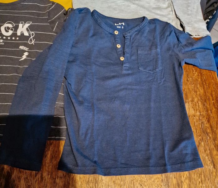 Lot de 4 t-shirt manches longues garçon _ taille 6 ans - photo numéro 5