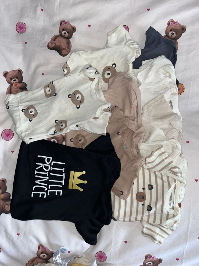 Lot body bébé ourson