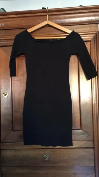 Robe courte noir
