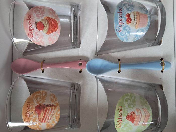 Lot de 4 verres à desserts - photo numéro 2