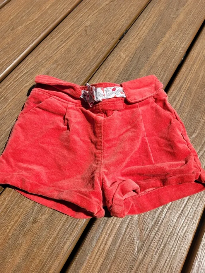 Short  velour 12 mois obaibi