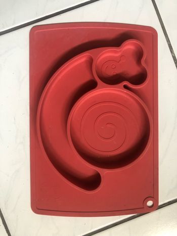 Assiette en silicone