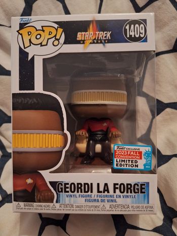 Funko pop star trek geordi la forge 1409