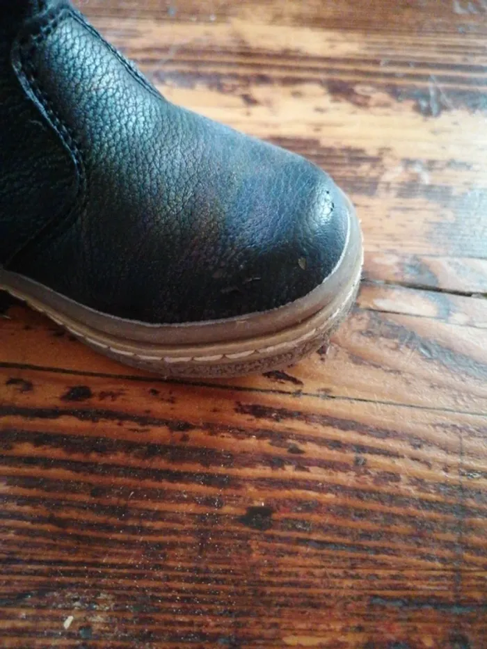 Bottines cuir pointure 21 - photo numéro 6