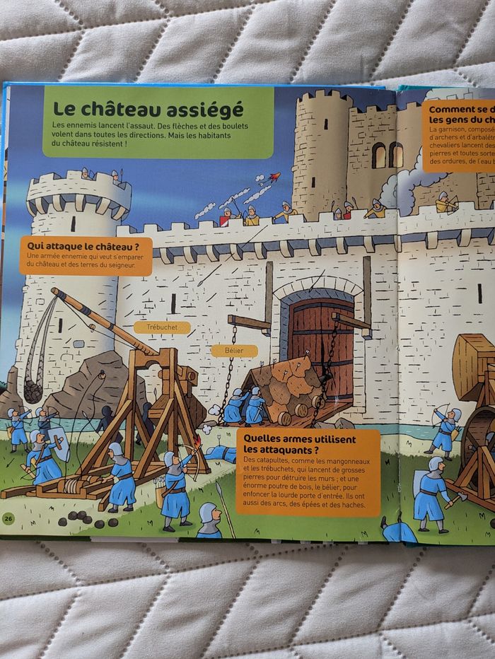Lot de 2 livres thème Châteaux forts - photo numéro 8