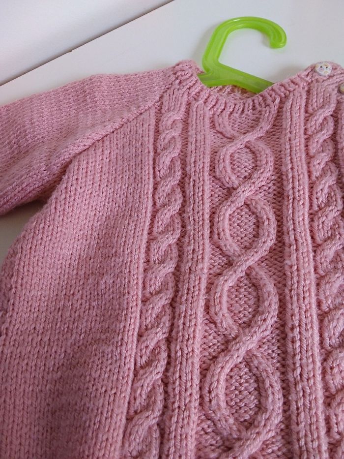 Pull fille 18-24 mois fait main - photo numéro 4