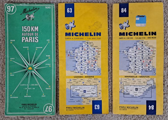 📚 Lot de 34 anciennes cartes routières Michelin et autres - photo numéro 5