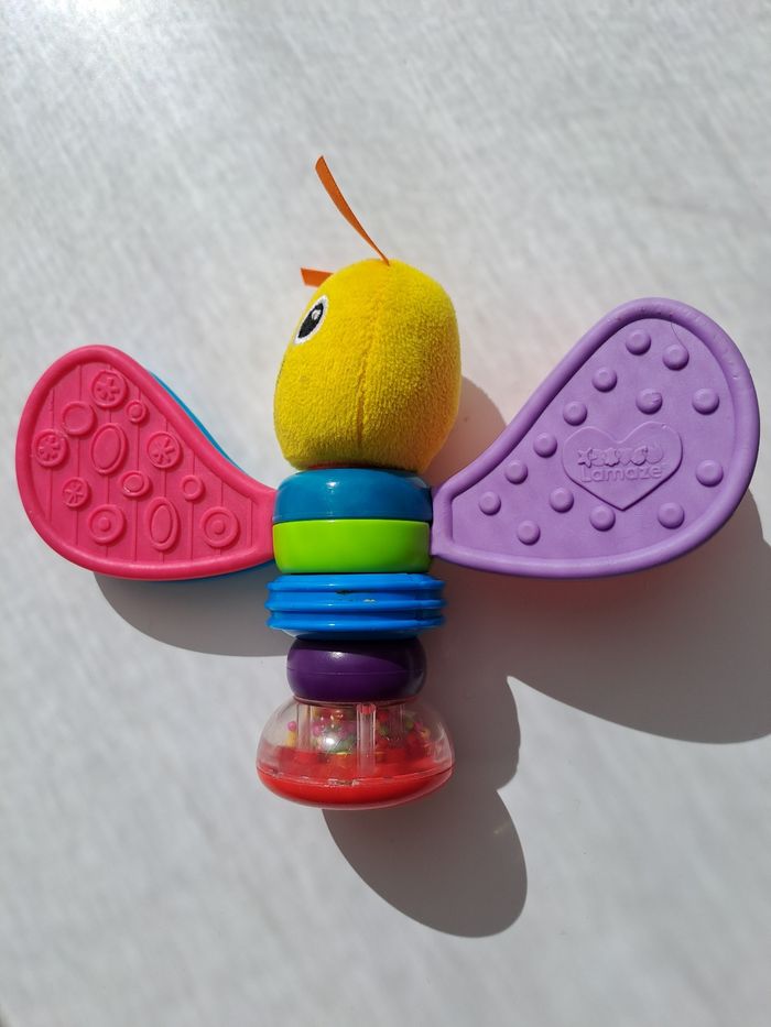 Hochet papillon multicolores - photo numéro 4