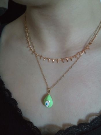 Collier double oeil protecteur 🧿