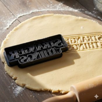 Emporte-pièce Stranger Things pour biscuits et pâtisseries créatives