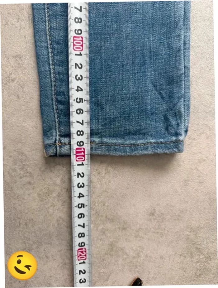 Jeans Levi's 711 W28 FR38 L32 coupe skinny bleu Femme women pan651b - photo numéro 5