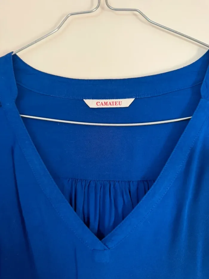 Chemisier bleu Camaïeu - photo numéro 2