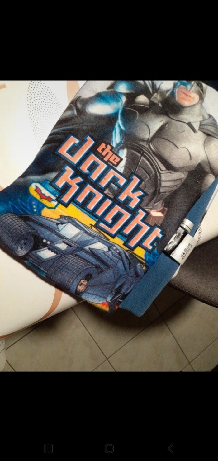 Ensemble bonnet et écharpe garçon batman t unique - photo numéro 3