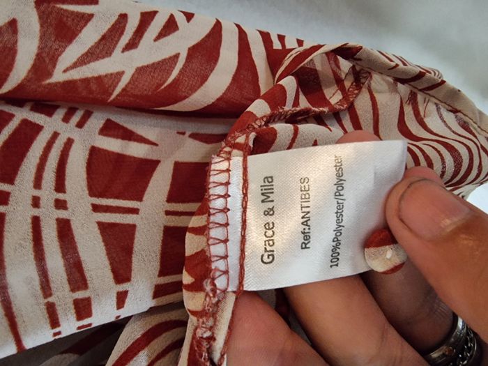 Blouse manches longues Grace & Mila - photo numéro 4