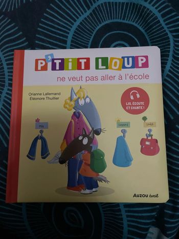 P’tit loup ne veut pas aller à l’école
