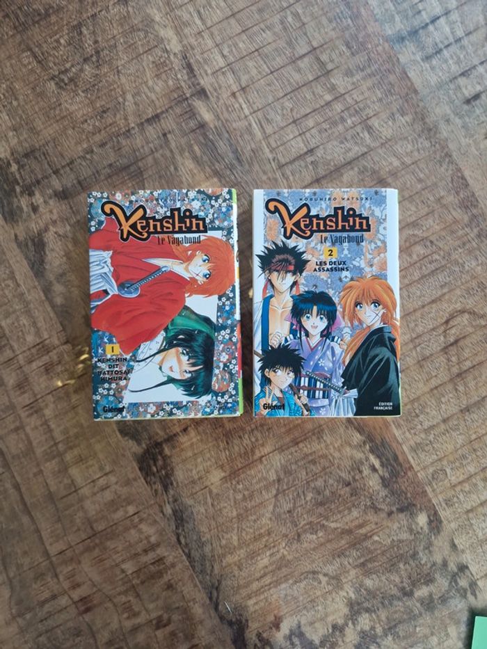 🇫🇷 2 Mangas Kenshin Le Vagabond 1 et 2