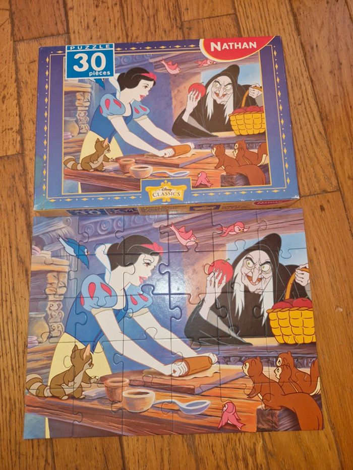 Puzzle blanche neige disney