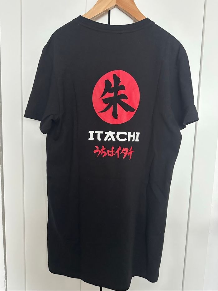 T-shirt manches courtes naruto shippuden itachi taille xs neuf avec étiquette noir - photo numéro 2