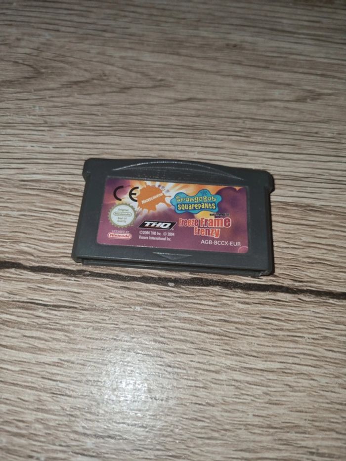 bob l'éponge spongebob freeze frame frenzy nintendo gba gameboy advance en loose