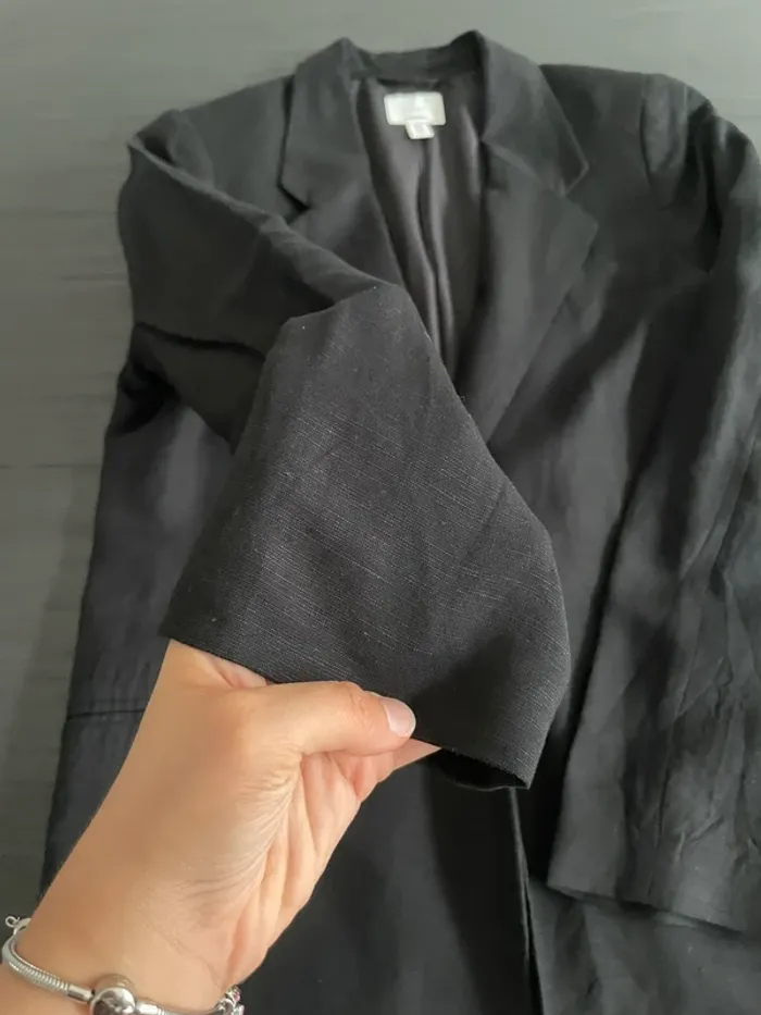 Blazer en lin mélangé - photo numéro 4