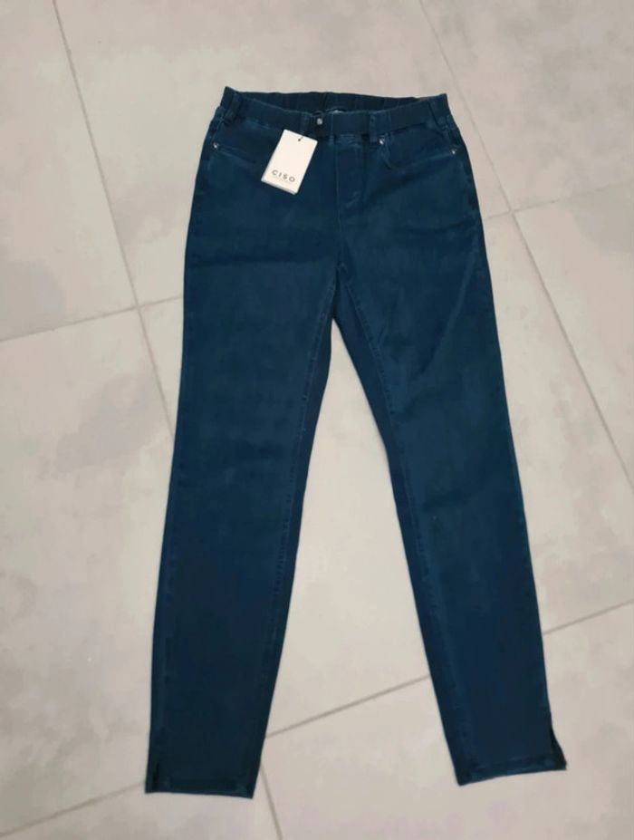 Pantalon en denim slim fit - ciso neuf - photo numéro 2