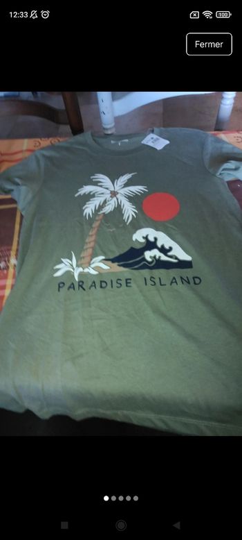 Tee shirt homme neuf f19