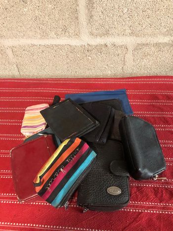 Porté monnaie et portefeuille