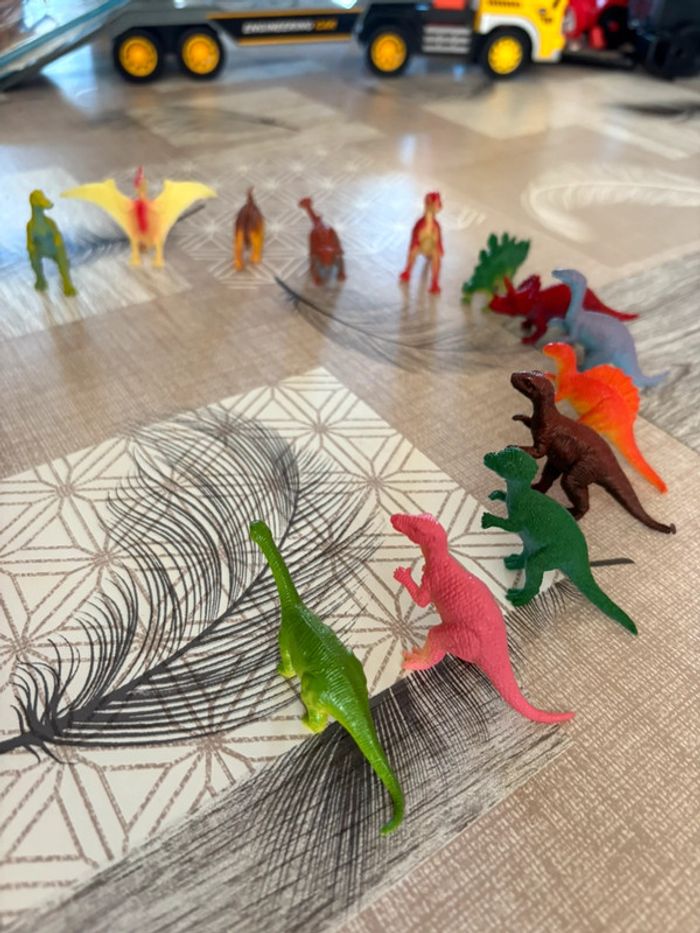 Lot de 13 petits dinosaures, jouet enfant - photo numéro 7
