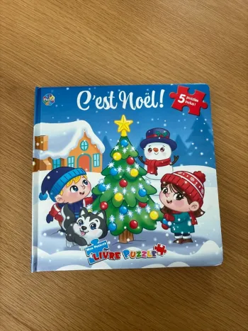 Livre puzzle de Noël