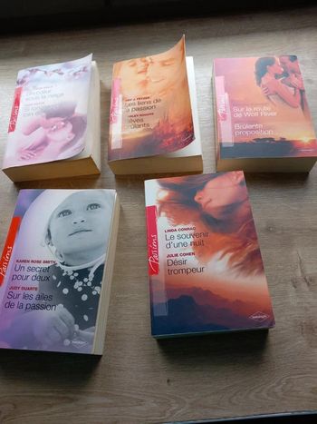 lot de 5 livres passions