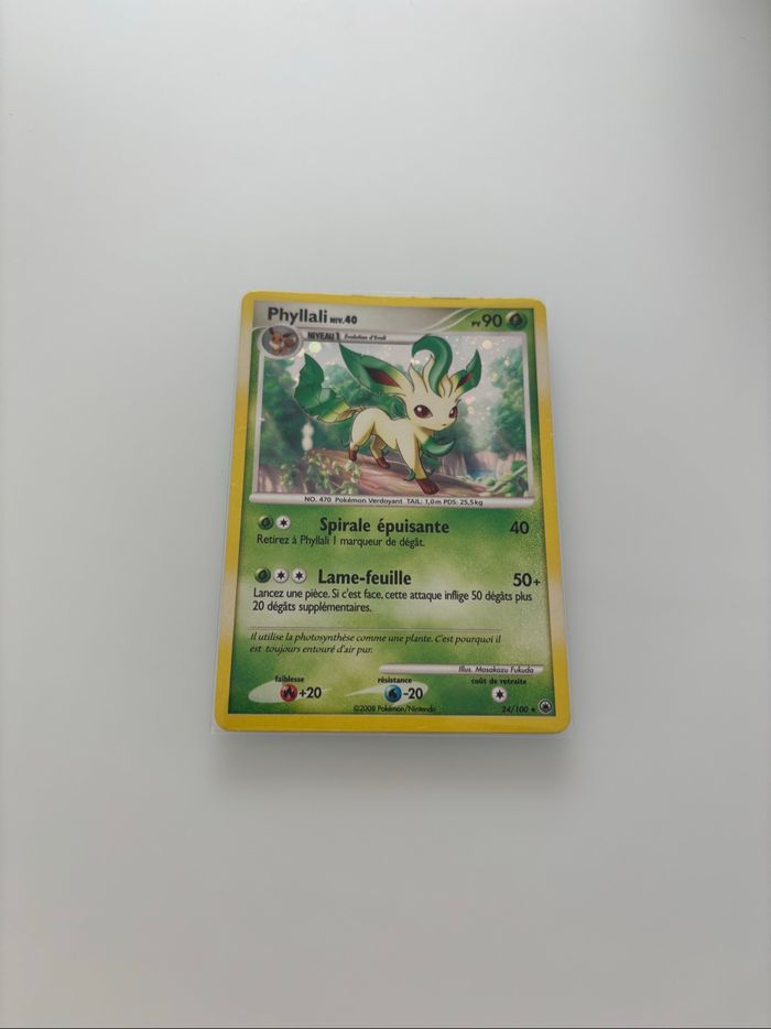 Carte Pokémon phyllali holographique aube majestueuse 24/100