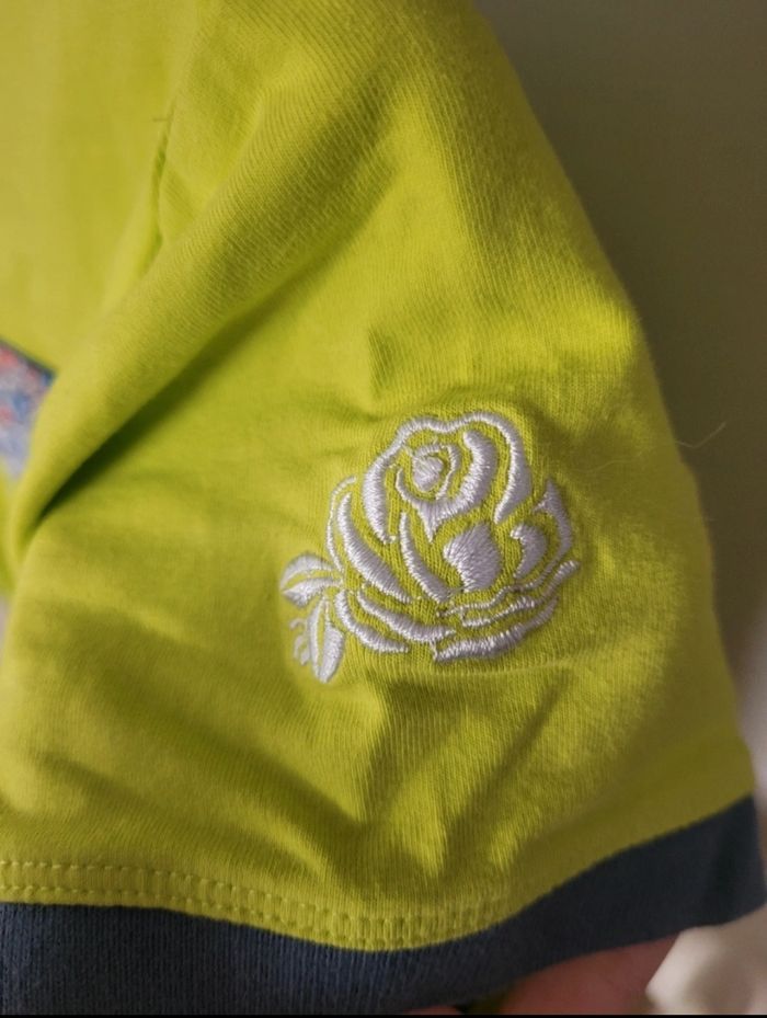 Tee-shirt polo équitation equitheme jaune fuo - photo numéro 6