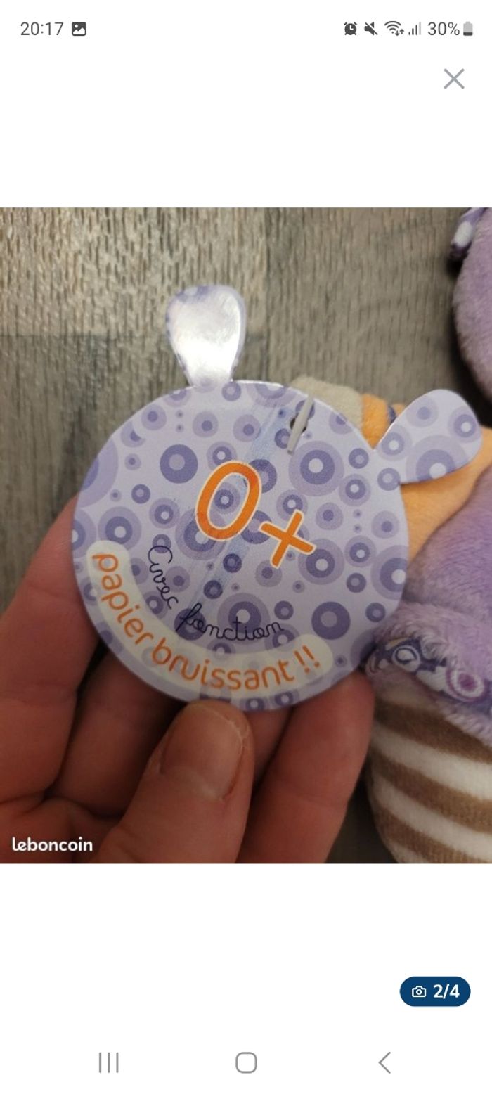Peluche Hochet Doudou&Compagnie🎀 - photo numéro 2