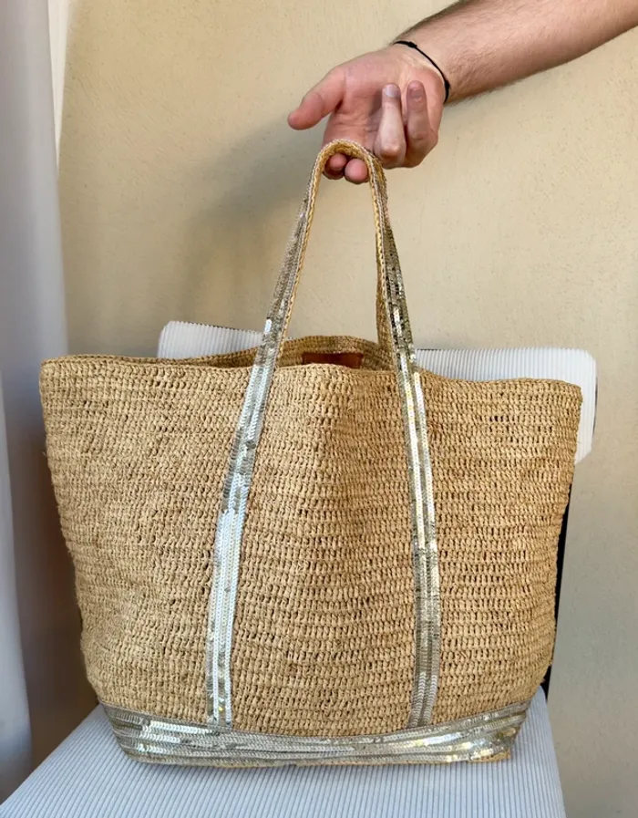 Sac cabas Vanessa Bruno en paille très bon état