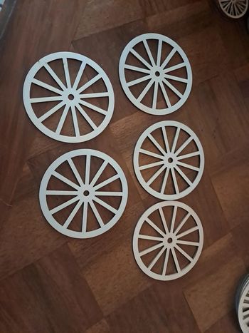 Lot roue 10cm