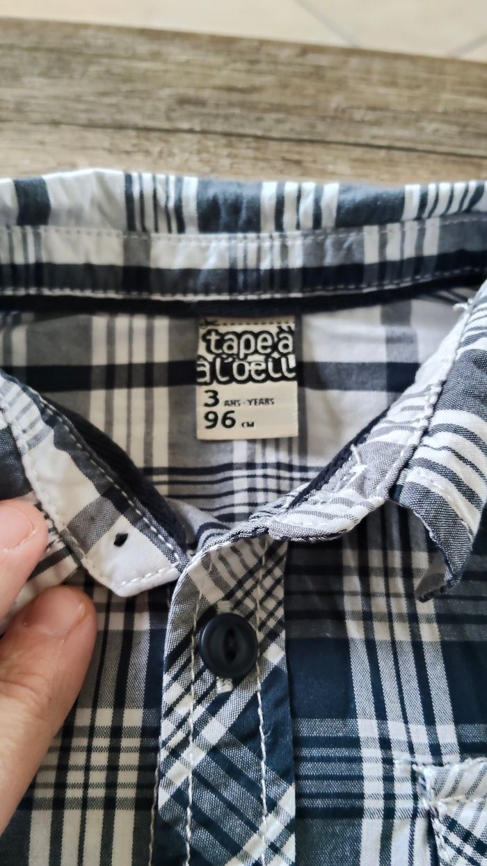 Chemise manches longues 3 ans - photo numéro 3