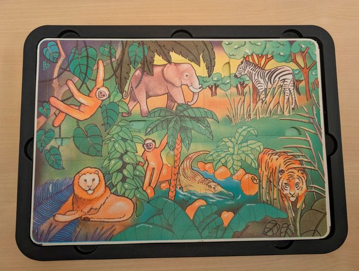 Puzzle animaux vintage et original