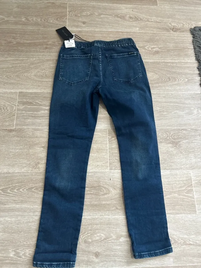 Jean jogging bleu Teddy Smith jogger 12ans - photo numéro 3