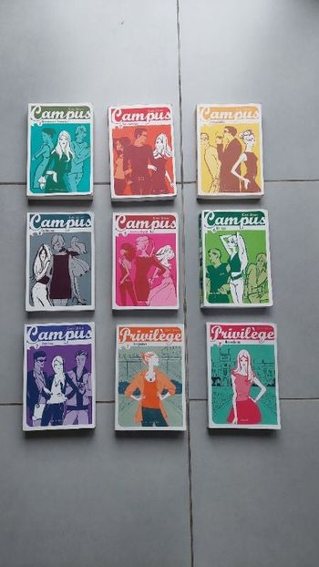 Lot de 7 livres "Campus" (Tomes 1 à 7)