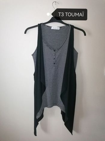 Tee-shirt et son gilet sans manche T3