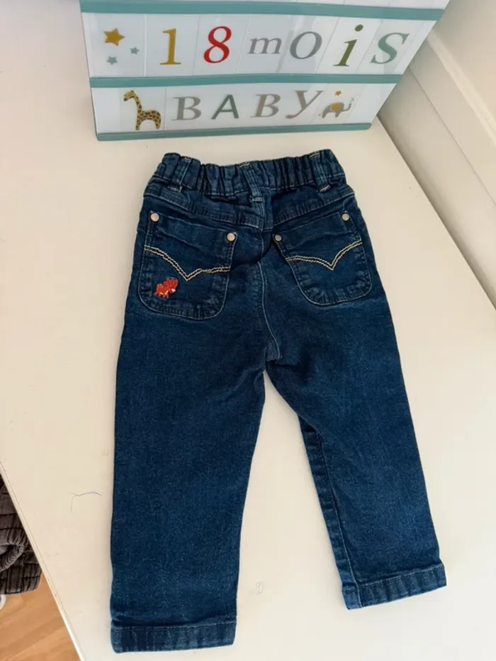 Pantalon jeans 18 mois - photo numéro 3