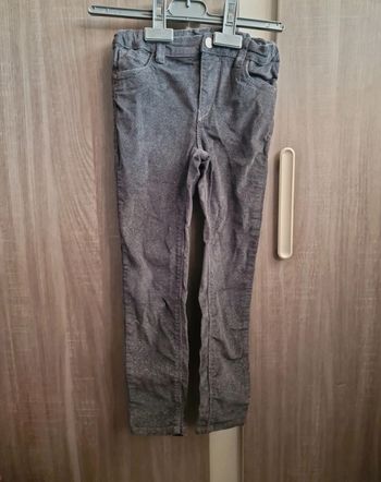 Pantalon velours pailleté 6 ans