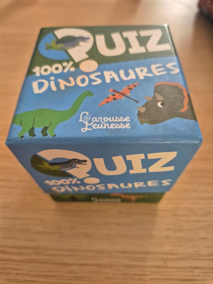 Jeu quiz 100% dinosaures