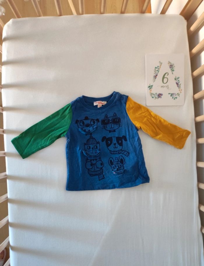 T-shirt coloré animaux DPAM