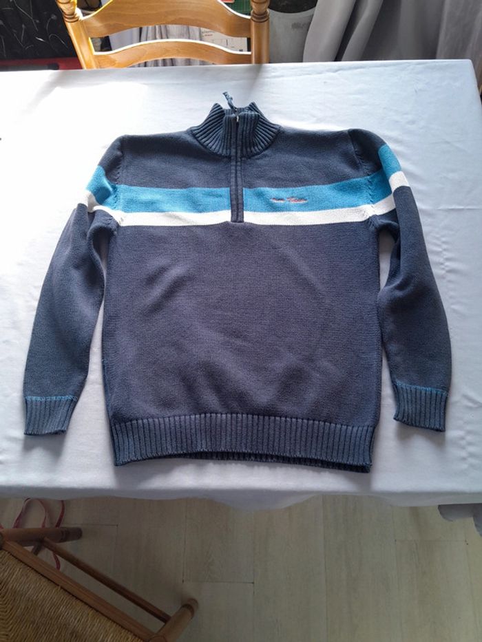 Beau pull zippéTom tailor taille L - photo numéro 2