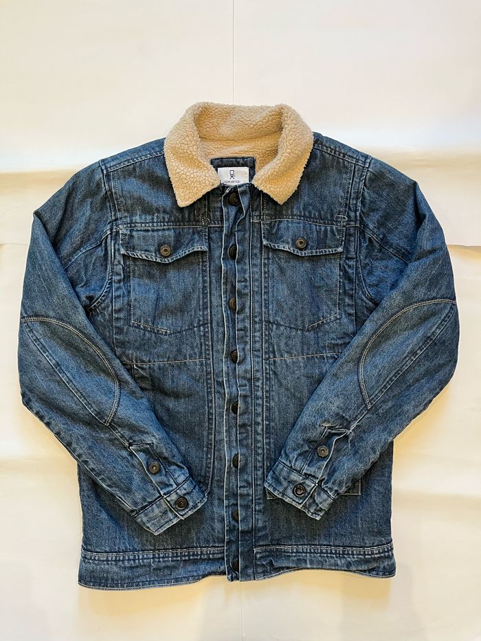 veste en jean en moumoute 14 ans