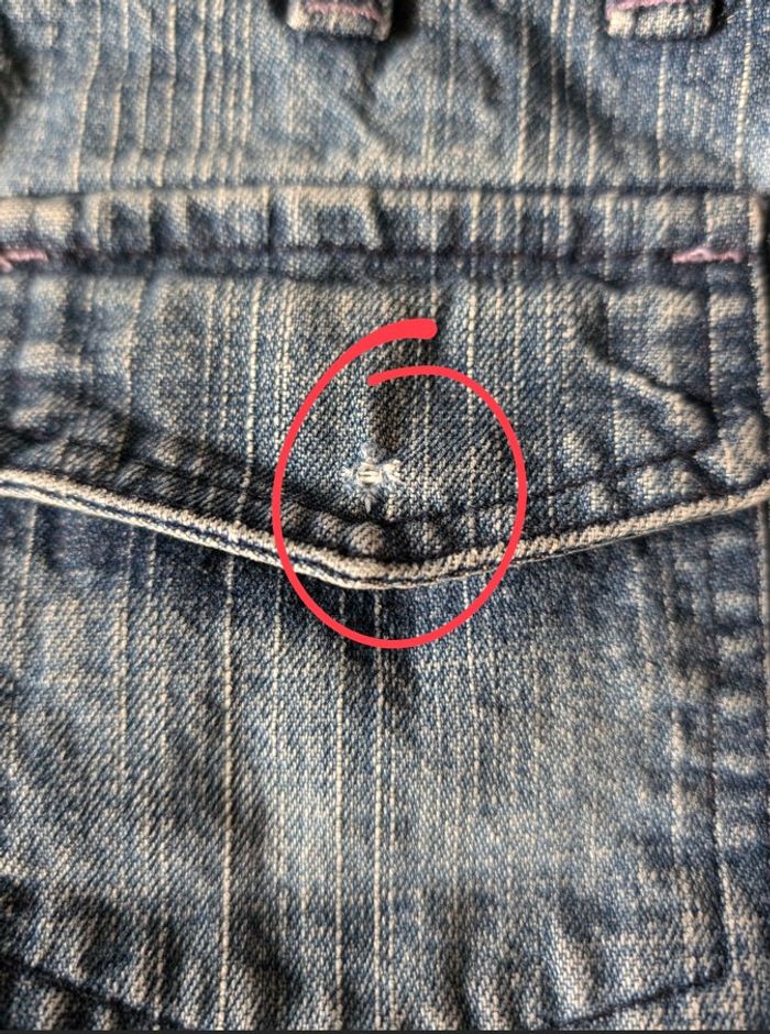 Fille 6 ans Robe en jean - photo numéro 2